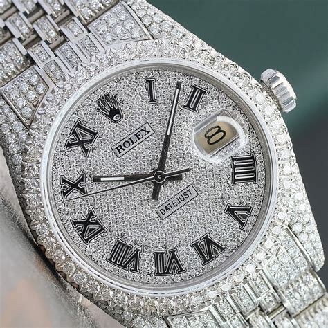 iced out fake diamond rolex|rolex iced out bezel.